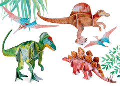 Construis en 3D Dinosaures