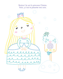 Mes tableaux à colorier strass - Princesse de l'hiver