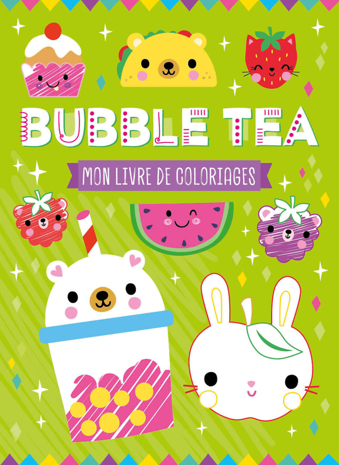 Mon squishy à colorier - Bubble Tea