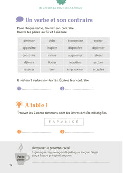 Je l'ai sur le bout de la langue