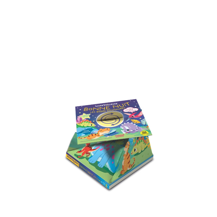 Bonne nuit les bébés dinosaures - Livre veilleuse