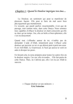 Après la douleur, vient la douceur