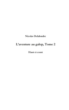 L'aventure au galop - T2