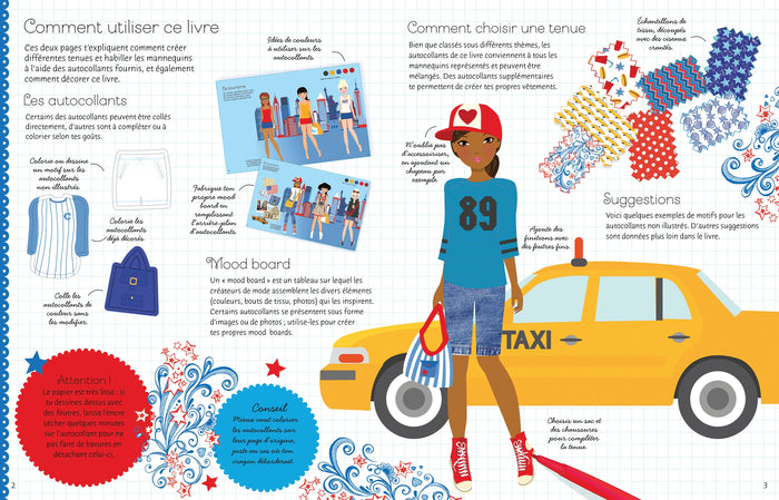 J'habille mes amies Créatrice de mode - Collection New York