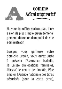 Petit livre - Quitter la ville pour la campagne