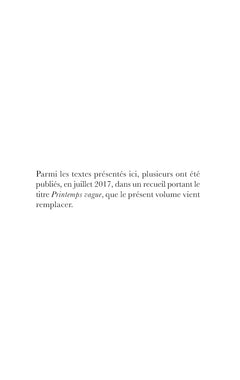 Le vague tonitruant