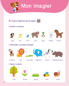 Mon cahier maternelle Mes premiers pas en anglais 3-6 ans