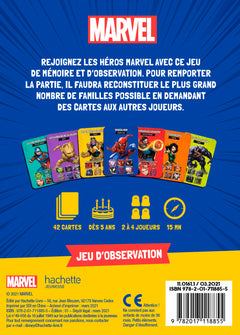 Marvel - Jeu de cartes - 7 familles