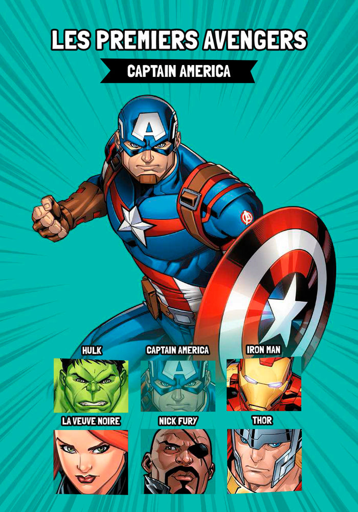 Marvel - Jeu de cartes - 7 familles