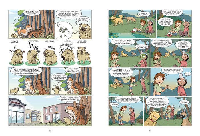 Les chiens en BD