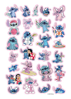 Disney Stitch - Mon coloriage multicolore (Stitch et Angel)
