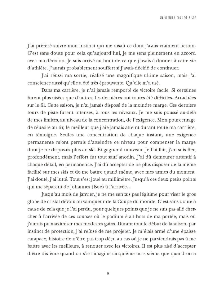 Martin Fourcade - Un dernier tour de piste