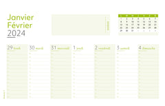 Semainier 2024 - Trains et paysages de rêve