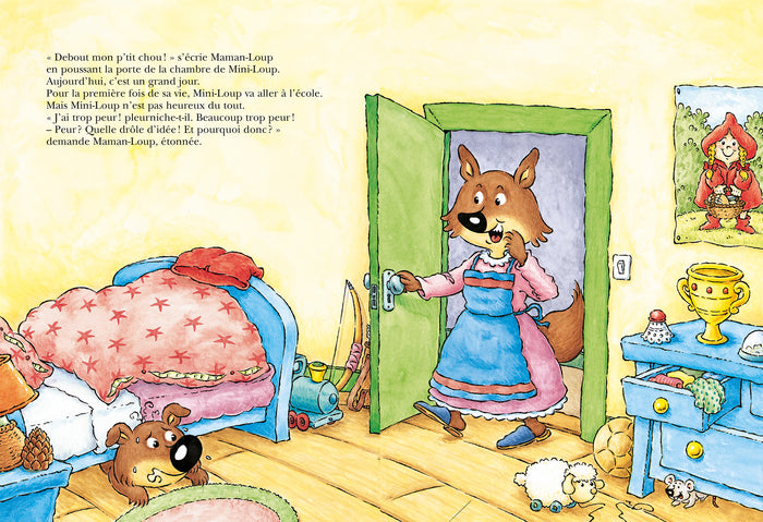 Mini-Loup à l'école