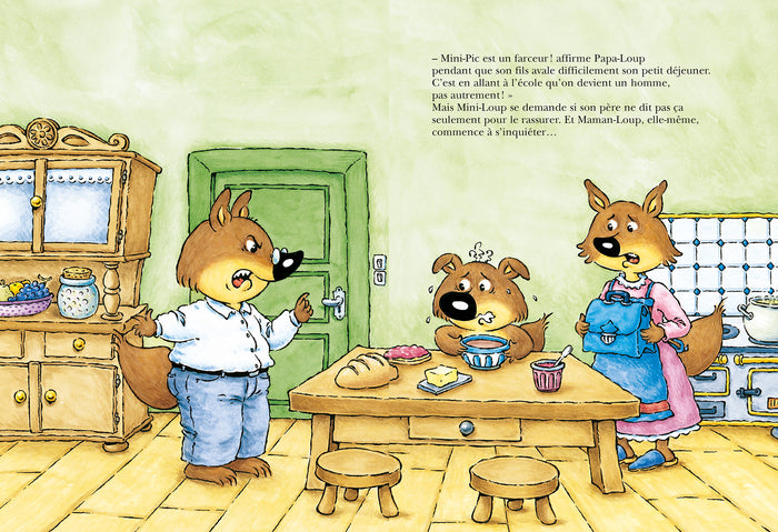 Mini-Loup à l'école