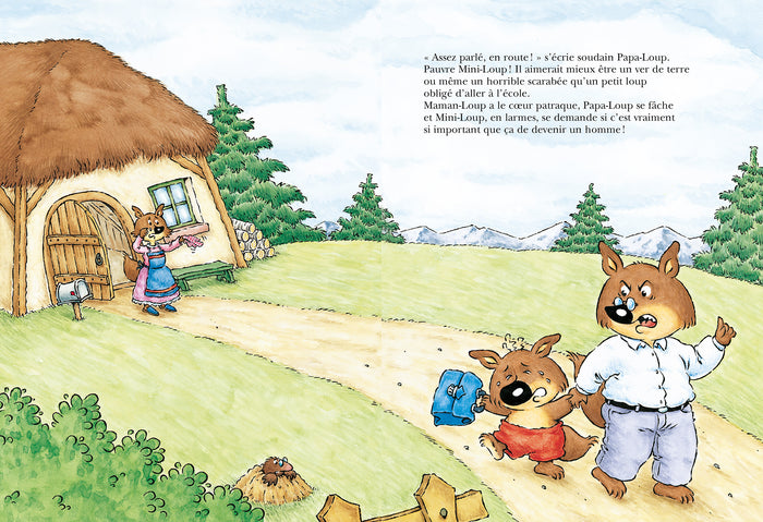 Mini-Loup à l'école