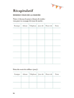 Le wedding planner