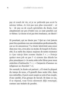 Les bénéfices du doute