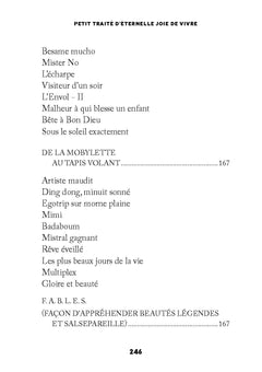 Petit traité d'éternelle joie de vivre