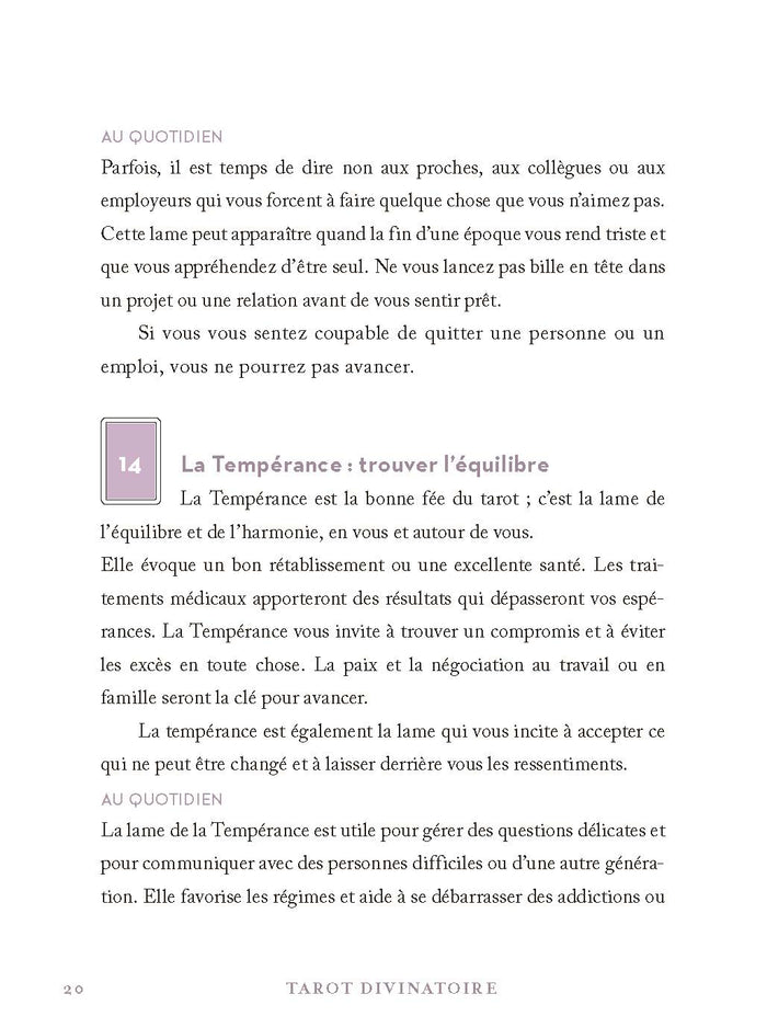 Les petits livres d'ésotérisme : Une introduction au Tarot Divinatoire