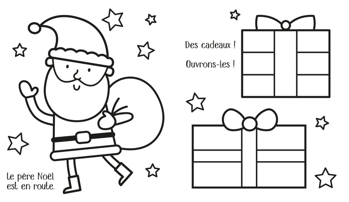 Vive Noël ! - Mon grand livre de coloriage - Dès 3 ans