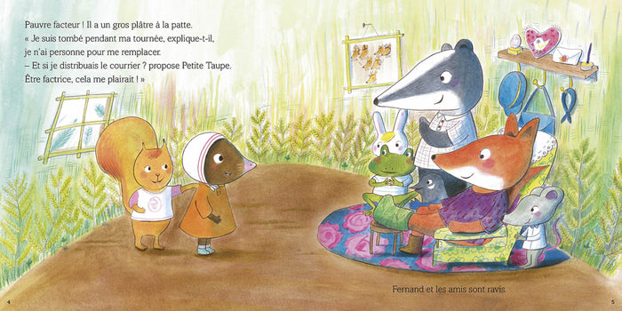 Petite taupe - Le facteur est passé