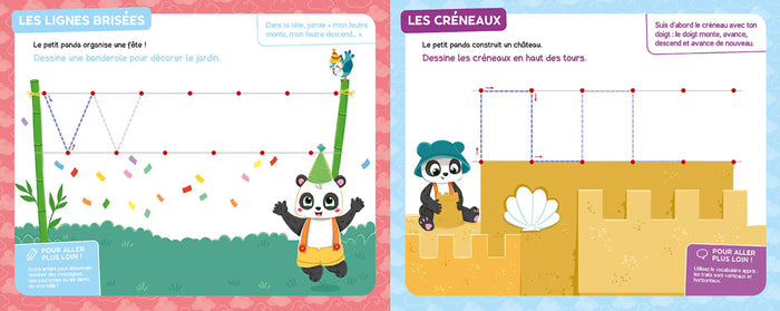 L'école des pandas - Mes premiers tracés