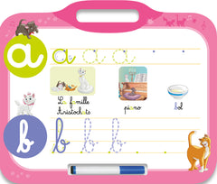 Ardoise j'écris les lettres minuscules