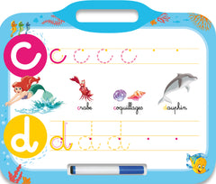 Ardoise j'écris les lettres minuscules