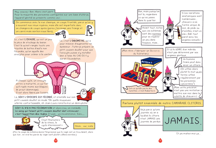 Chattologie: Un essai menstruel avec des dessins dedans