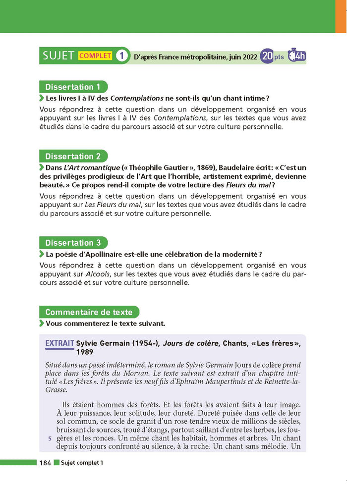 Annales ABC du Bac 2023 - Français 1re