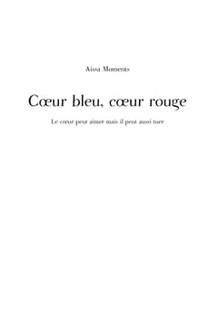 Coeur bleu coeur rouge