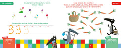 Livre ardoise loup - Mes premiers chiffres