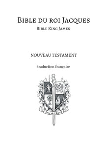 Bible du roi Jacques - Bible King James - Nouveau testament