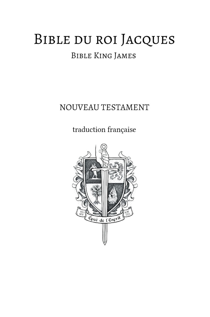 Bible du roi Jacques - Bible King James - Nouveau testament