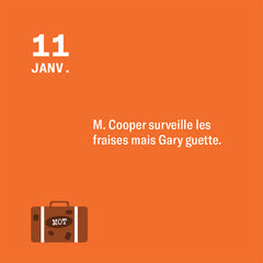 Calendrier Jour après Jour - Jeux de mots