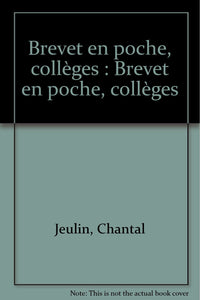 Brevet en poche, collèges
