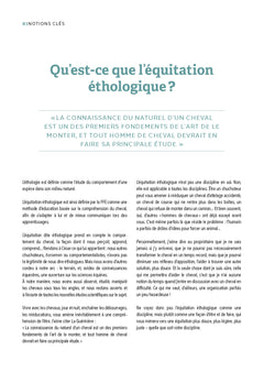Guide d'équitation éthologique - Les savoirs 1 et 2 décryptés avec exercices détaillés