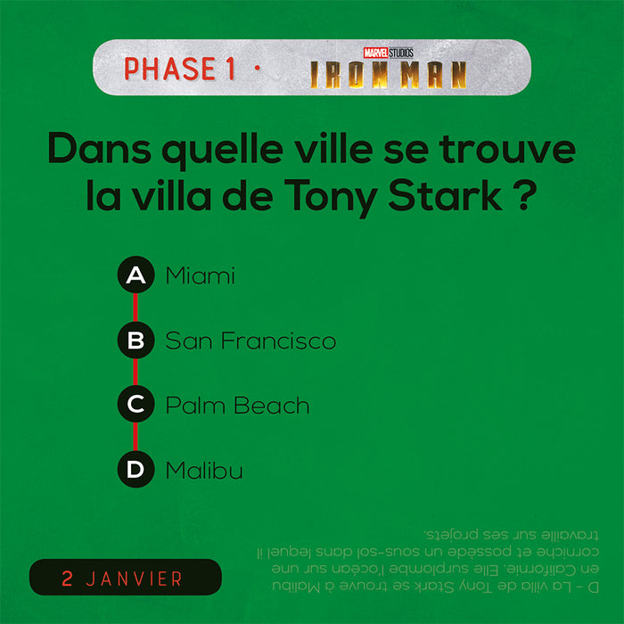 Quiz 365 jours - Marvel Cinematic Universe