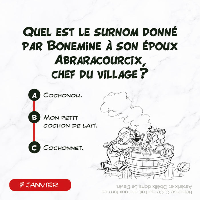 Quiz 365 jours - Astérix