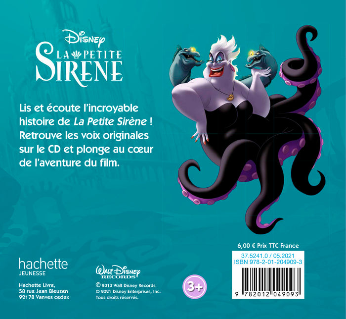 LA PETITE SIRENE - Mon histoire à écouter - L'histoire du film - Livre CD - Disney Princesses