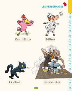Cocorico Je sais lire ! 1res lectures avec les P'tites Poules - L'ami de Carmélito Niveau 1 DYS