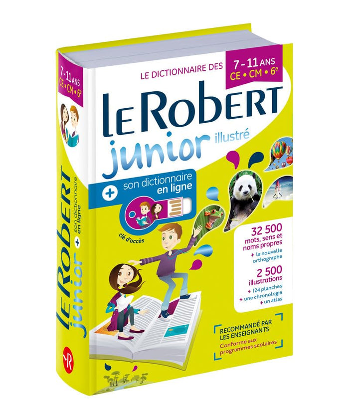 Dictionnaire Le Robert Junior illustré et son dictionnaire en ligne - 7 /11 ans - CE-CM-6e