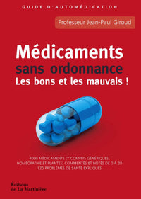 Médicaments sans ordonnance : Les bons et les mauvais !
