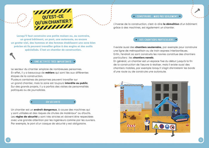 A la découverte du chantier