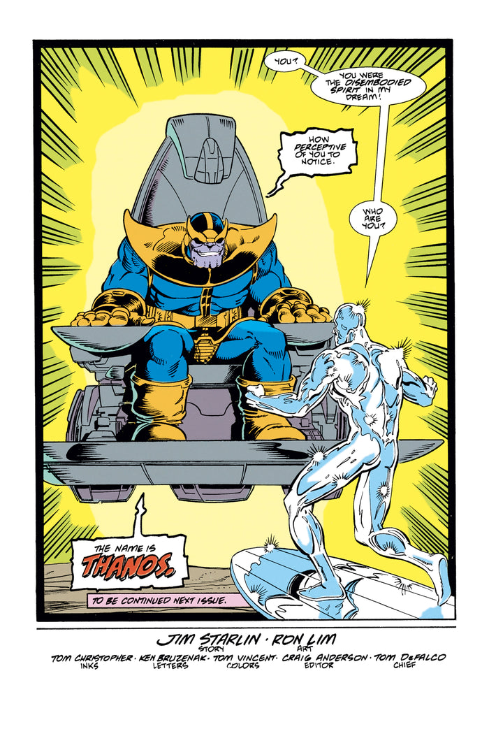 Thanos Vs Silver Surfer: La renaissance de Thanos