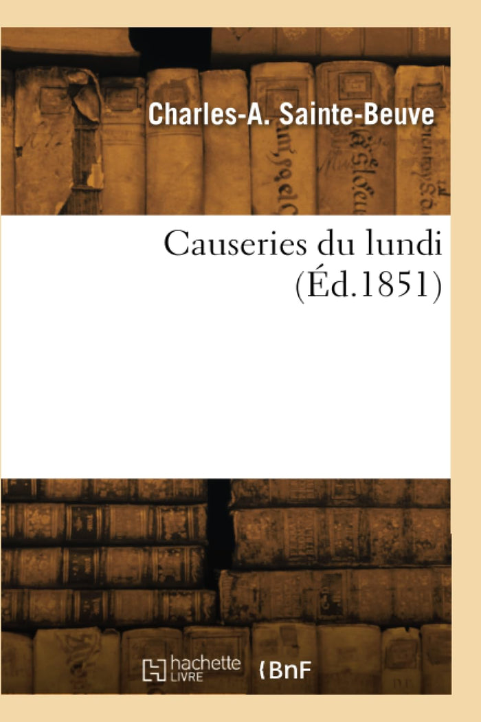 Causeries du lundi