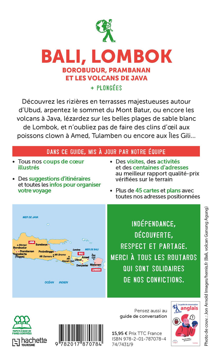 Guide du routard Bali, Lombok + Borobudur, Prabanan et les volcans de Java 2017/18