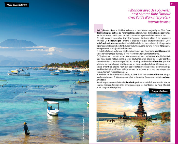 Guide du routard Bali, Lombok + Borobudur, Prabanan et les volcans de Java 2017/18