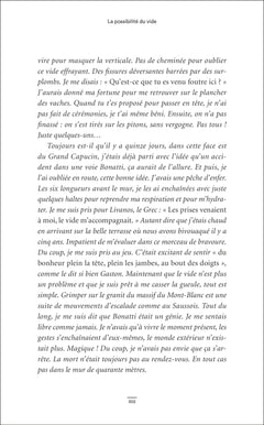 La possibilité du vide